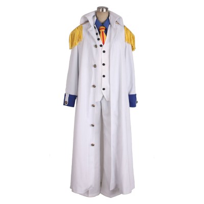 Kuzan/Aokiji Party Disguise Suit Cosplay Costume Halloween Carnival Outfit