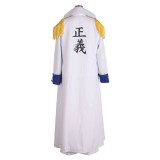 Costume de déguisement de fête Kuzan/Aokiji Costume de cosplay Halloween Carnaval