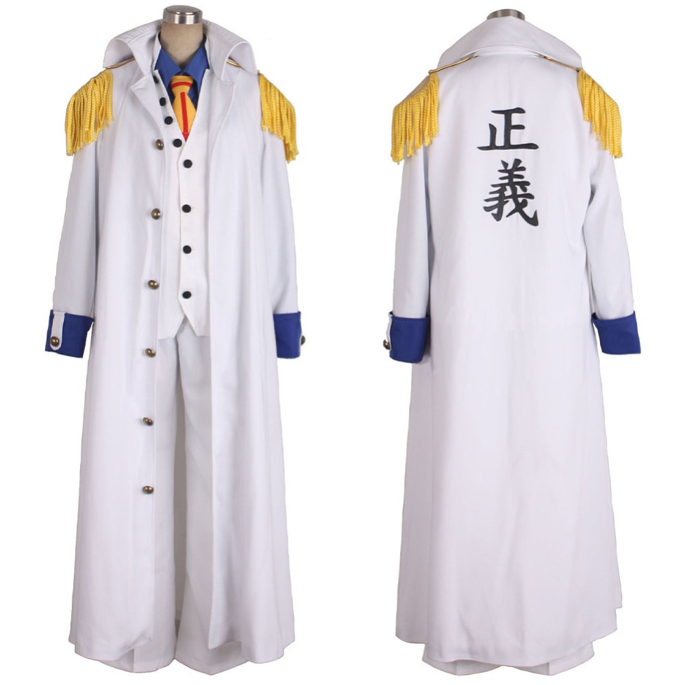 Costume de déguisement de fête Kuzan/Aokiji Costume de cosplay Halloween Carnaval