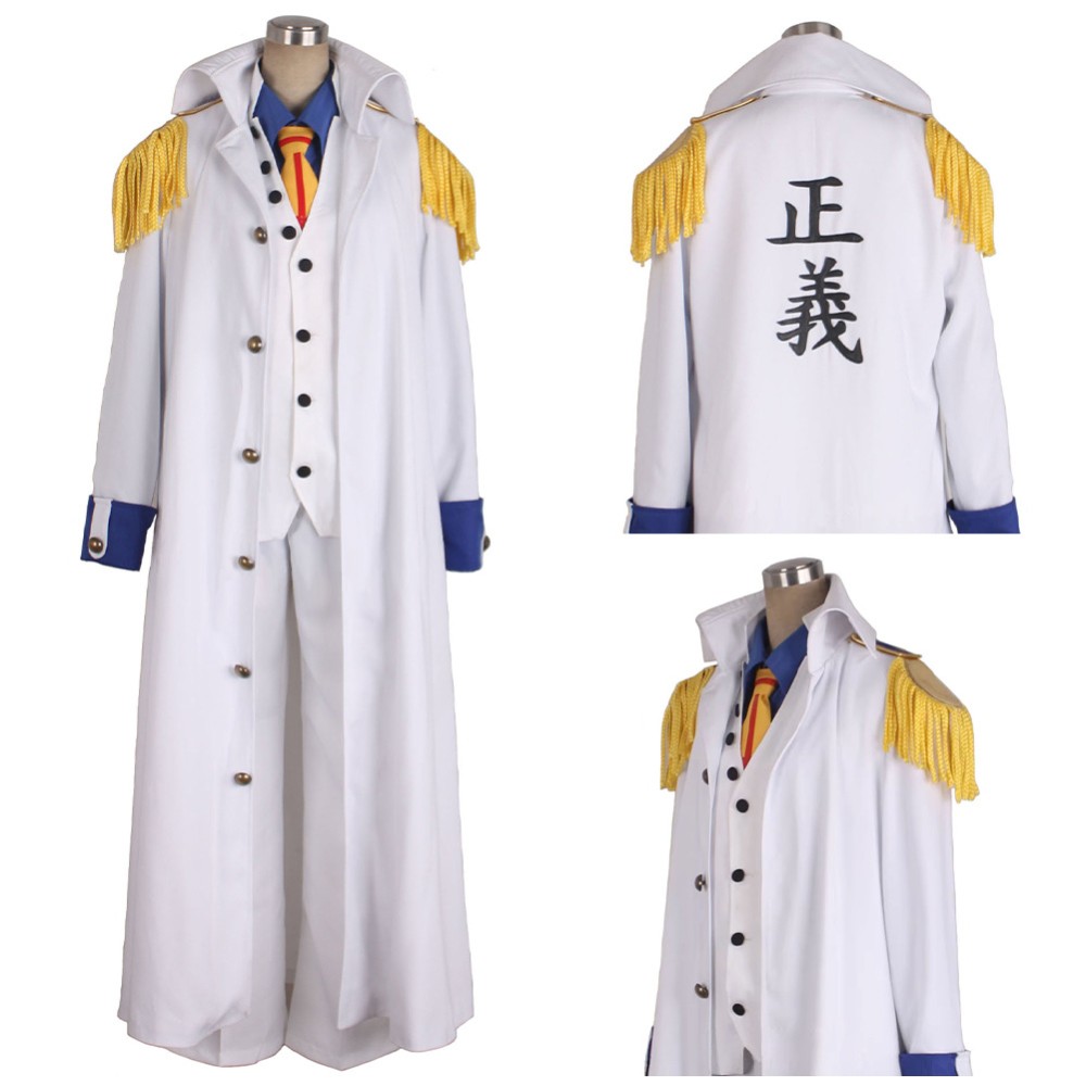 Costume de déguisement de fête Kuzan/Aokiji Costume de cosplay Halloween Carnaval