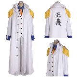 Costume de déguisement de fête Kuzan/Aokiji Costume de cosplay Halloween Carnaval