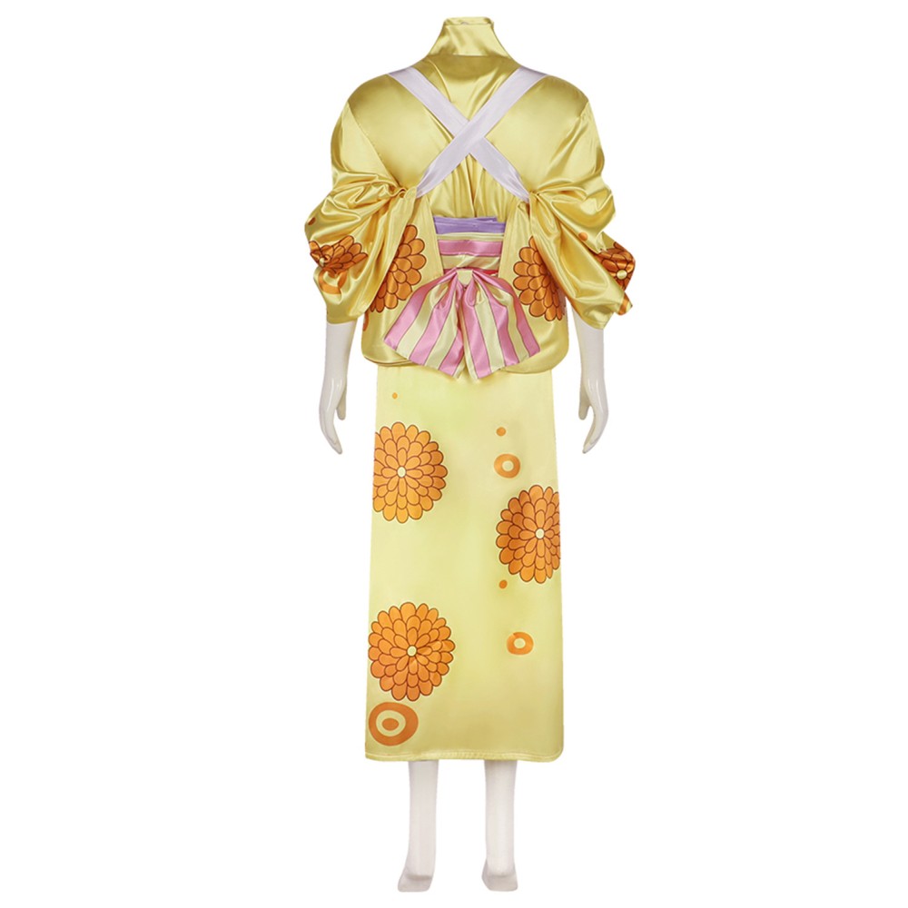 Costume de cosplay de kimono Kikunojo One Piece pour femboy, tenue de carnaval d'Halloween