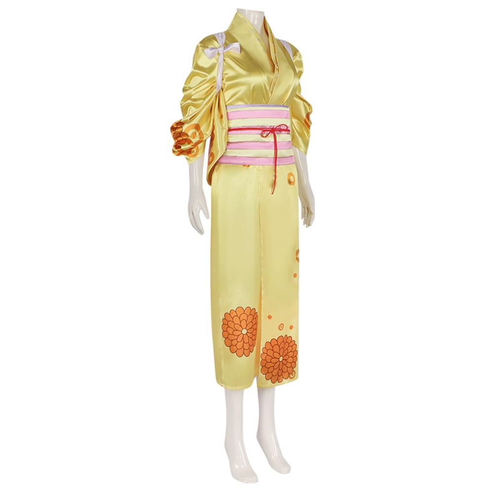 Costume de cosplay de kimono Kikunojo One Piece pour femboy, tenue de carnaval d'Halloween