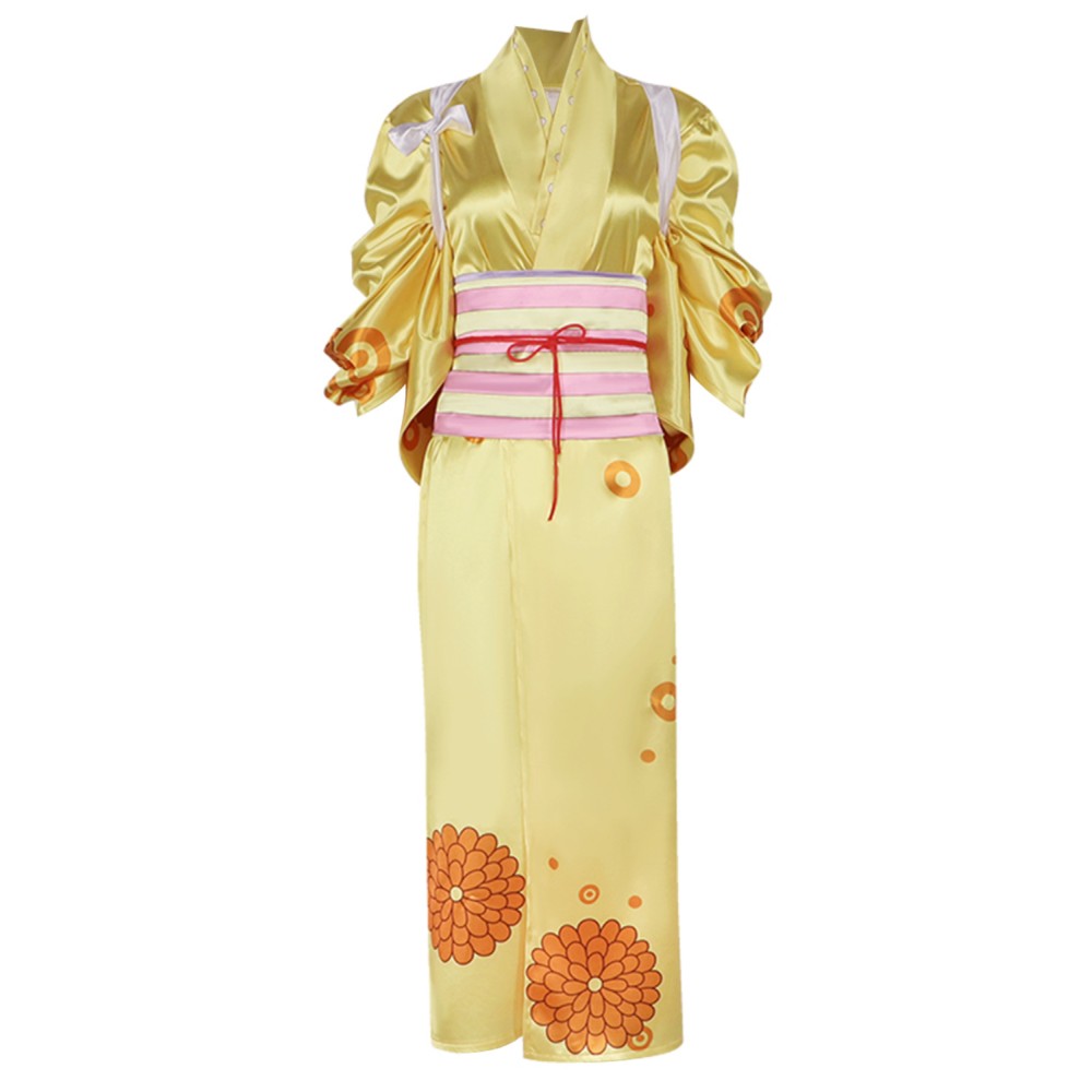 Costume de cosplay de kimono Kikunojo One Piece pour femboy, tenue de carnaval d'Halloween