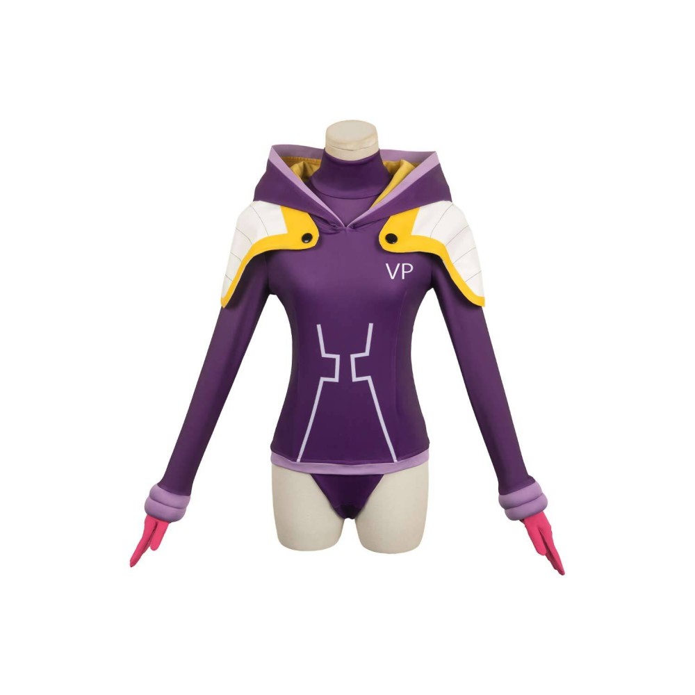 Jewelry Bonney Women Purple Jumpsuit Suit Cosplay Costume Halloween Carnival Outfit
