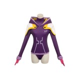 Jewelry Bonney Women Purple Jumpsuit Suit Cosplay Costume Halloween Carnival Outfit