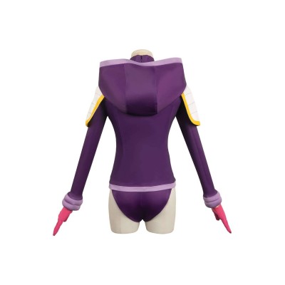 Jewelry Bonney Women Purple Jumpsuit Suit Cosplay Costume Halloween Carnival Outfit