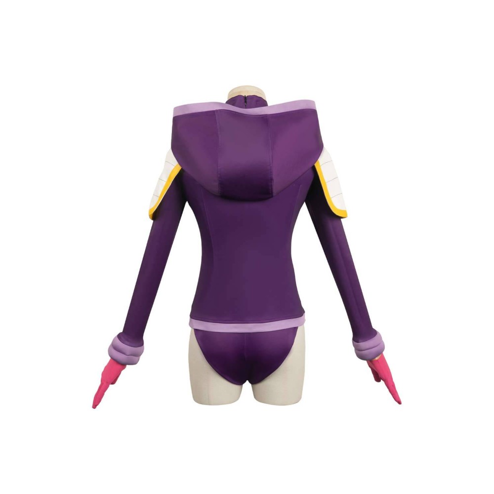 Jewelry Bonney Women Purple Jumpsuit Suit Cosplay Costume Halloween Carnival Outfit