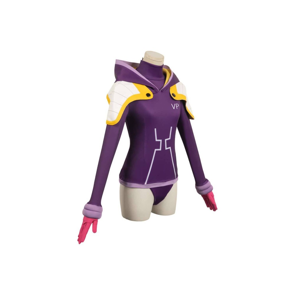 Jewelry Bonney Women Purple Jumpsuit Suit Cosplay Costume Halloween Carnival Outfit