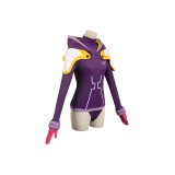 Jewelry Bonney Women Purple Jumpsuit Suit Cosplay Costume Halloween Carnival Outfit