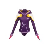 Jewelry Bonney Women Purple Jumpsuit Suit Cosplay Costume Halloween Carnival Outfit