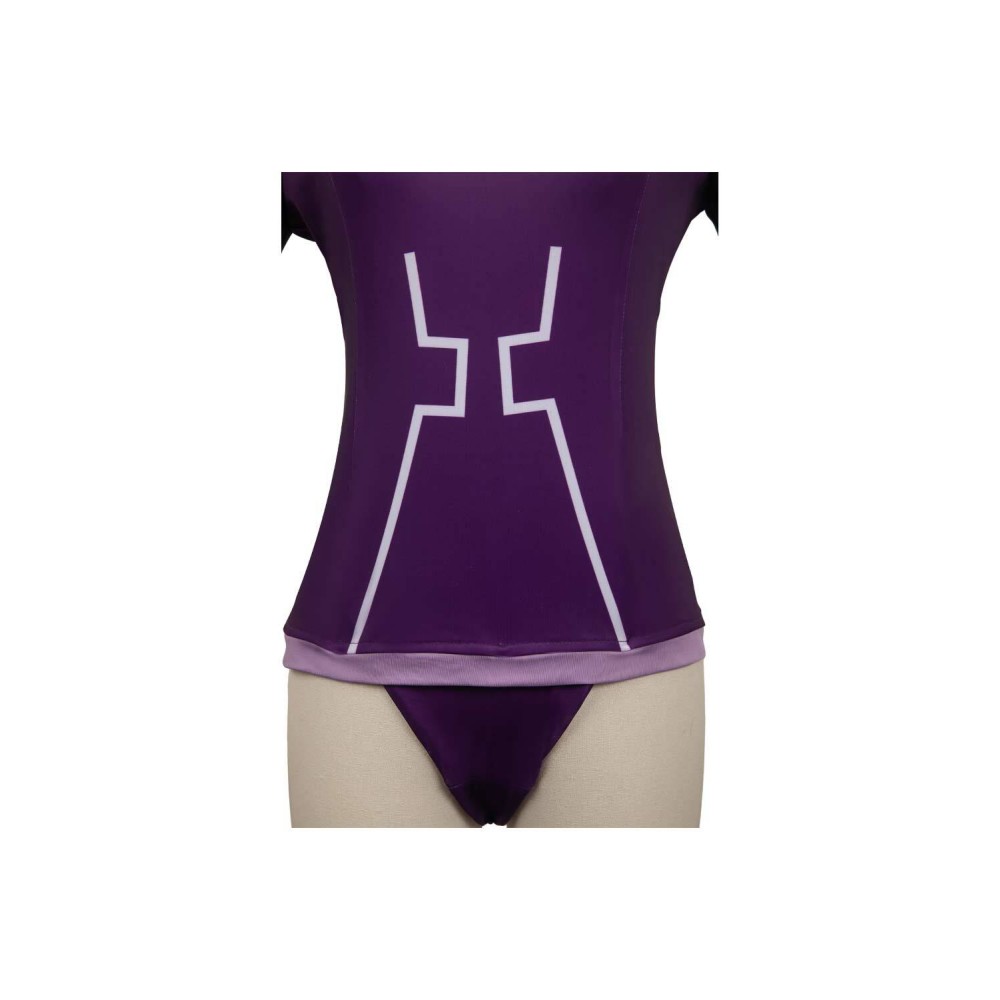 Jewelry Bonney Women Purple Jumpsuit Suit Cosplay Costume Halloween Carnival Outfit