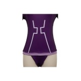 Jewelry Bonney Women Purple Jumpsuit Suit Cosplay Costume Halloween Carnival Outfit