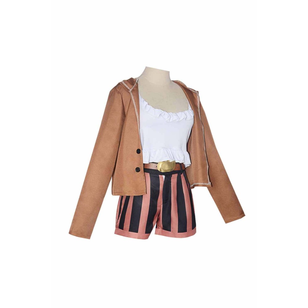 Costume de cosplay pour femmes Jewelry Bonney, costume marron, tenue de carnaval d'Halloween