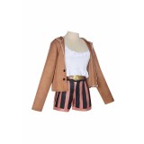 Costume de cosplay pour femmes Jewelry Bonney, costume marron, tenue de carnaval d'Halloween