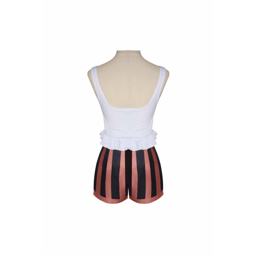 Costume de cosplay pour femmes Jewelry Bonney, costume marron, tenue de carnaval d'Halloween
