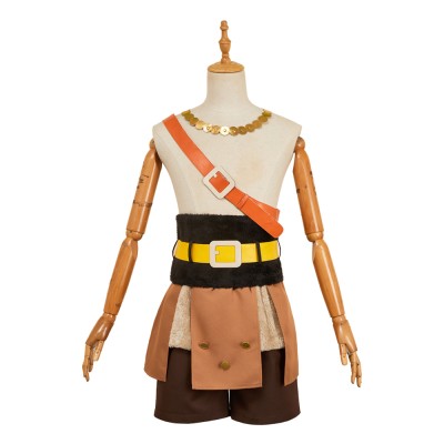 Elbaph Luffy Leather Cosplay Costume Halloween Carnival Outfit