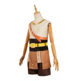 Elbaph Luffy Leather Cosplay Costume Halloween Carnival Outfit