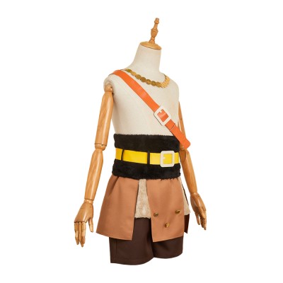 Elbaph Luffy Leather Cosplay Costume Halloween Carnival Outfit