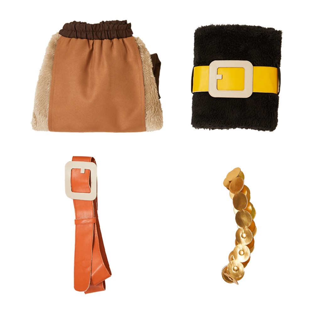 Elbaph Luffy Leather Cosplay Costume Halloween Carnival Outfit