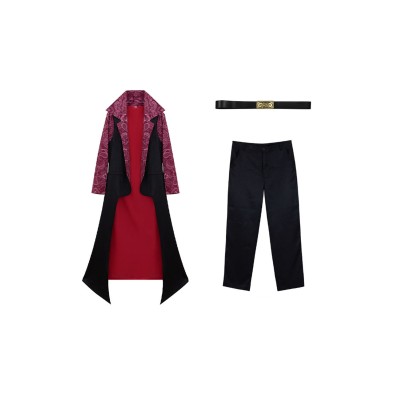 Dracule Mihawk Suit Cosplay Costume Halloween Carnival Outfit