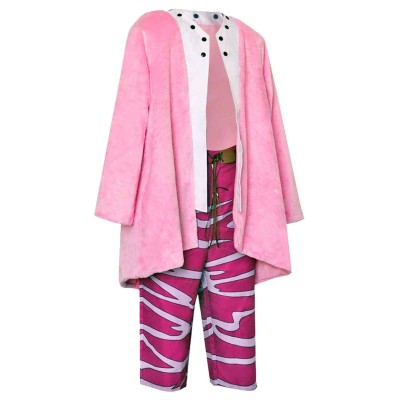 Costume de cosplay de Donquixote Doflamingo Joker pour Halloween et carnaval