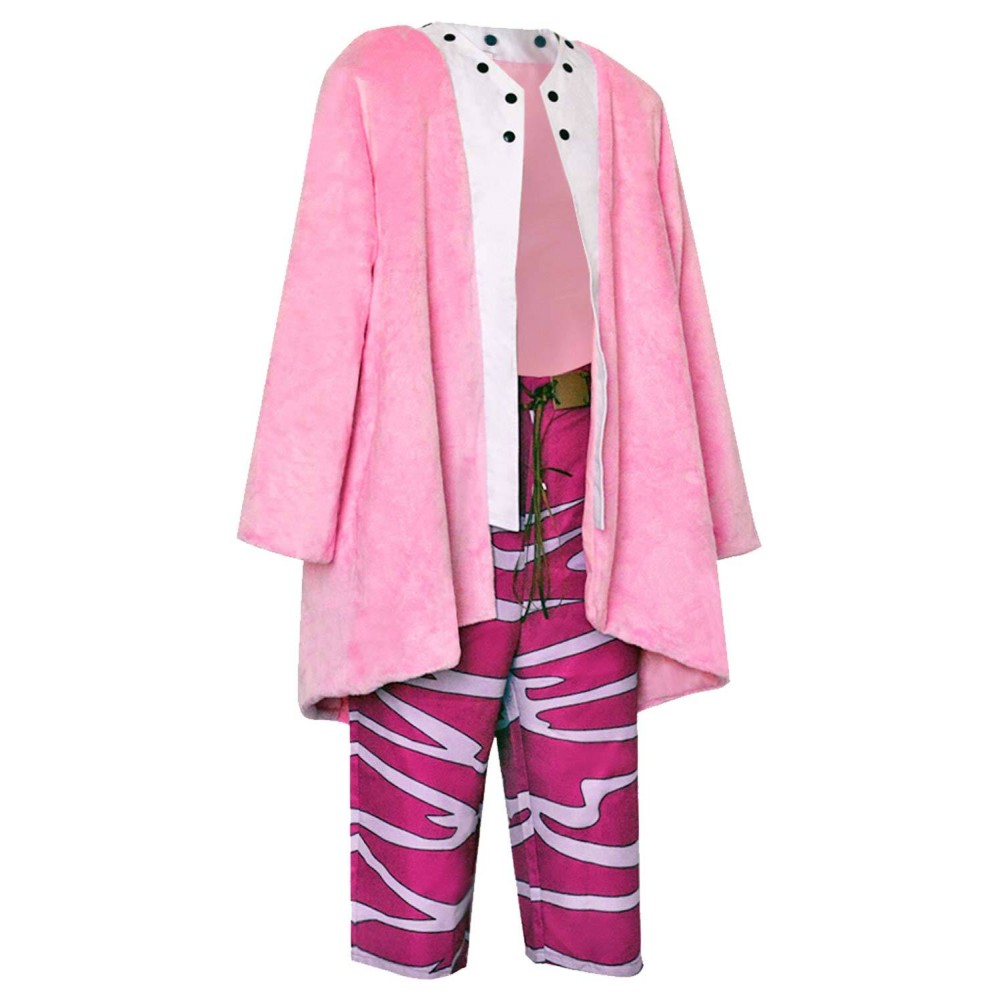 Costume de cosplay de Donquixote Doflamingo Joker pour Halloween et carnaval