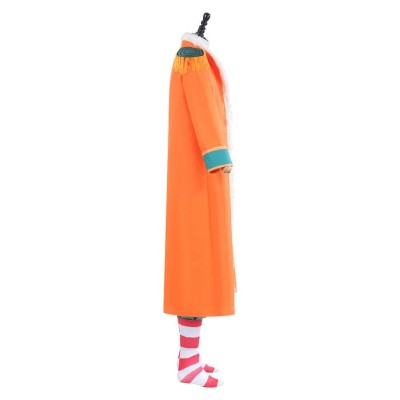 Costume de cosplay de manteau orange Buggy pour Halloween et carnaval