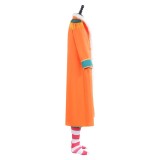 Costume de cosplay de manteau orange Buggy pour Halloween et carnaval