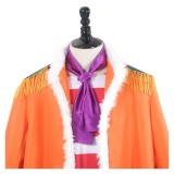 Costume de cosplay de manteau orange Buggy pour Halloween et carnaval