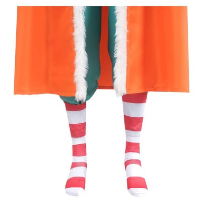 Costume de cosplay de manteau orange Buggy pour Halloween et carnaval