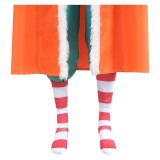 Costume de cosplay de manteau orange Buggy pour Halloween et carnaval