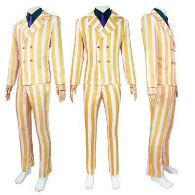 Borsalino With Sunglasses Suit Cosplay Costume Halloween Carnival Outfit