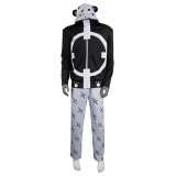 Bartholomew Kuma Black Suit Cosplay Costume Halloween Carnival Outfit