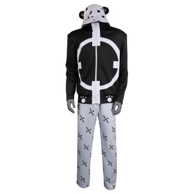Bartholomew Kuma Black Suit Cosplay Costume Halloween Carnival Outfit