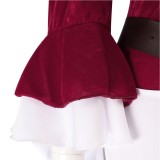 Baby 5 Red Dress Cosplay Costume Halloween Carnival Outfit