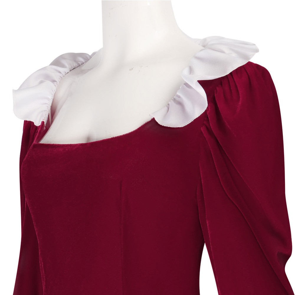 Baby 5 Red Dress Cosplay Costume Halloween Carnival Outfit