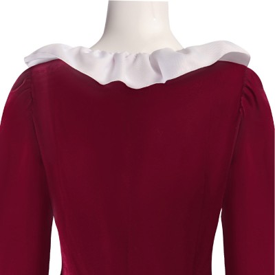 Baby 5 Red Dress Cosplay Costume Halloween Carnival Outfit