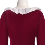 Baby 5 Red Dress Cosplay Costume Halloween Carnival Outfit