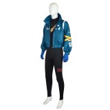 2024 Egghead Arc Roronoa Zoro Blue Future Suit Cosplay Costume Halloween Carnival Outfit