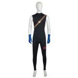 2024 Egghead Arc Roronoa Zoro Blue Future Suit Cosplay Costume Halloween Carnival Outfit