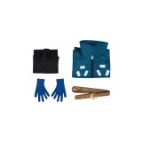 2024 Egghead Arc Roronoa Zoro Blue Future Suit Cosplay Costume Halloween Carnival Outfit