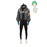 2024 Egghead Arc Roronoa Zoro Black Future Suit Cosplay Costume Halloween Carnival Outfit