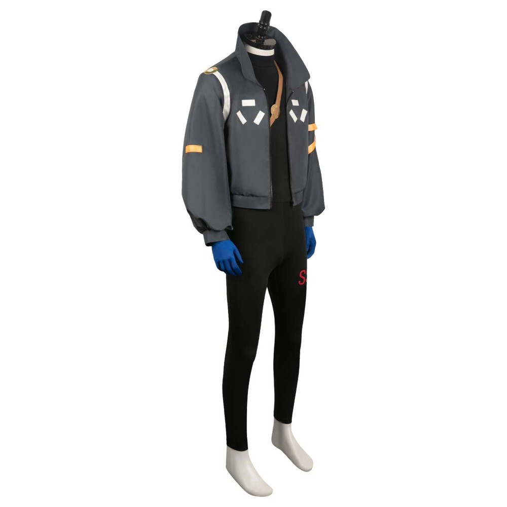 2024 Egghead Arc Roronoa Zoro Black Future Suit Cosplay Costume Halloween Carnival Outfit