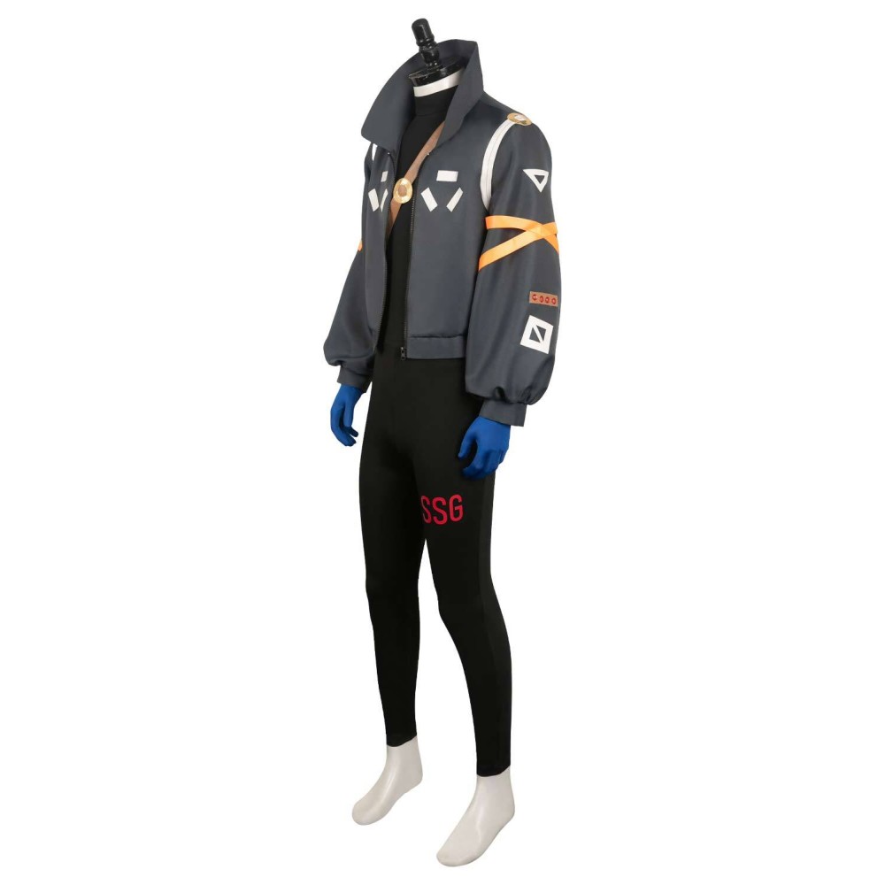 2024 Egghead Arc Roronoa Zoro Black Future Suit Cosplay Costume Halloween Carnival Outfit