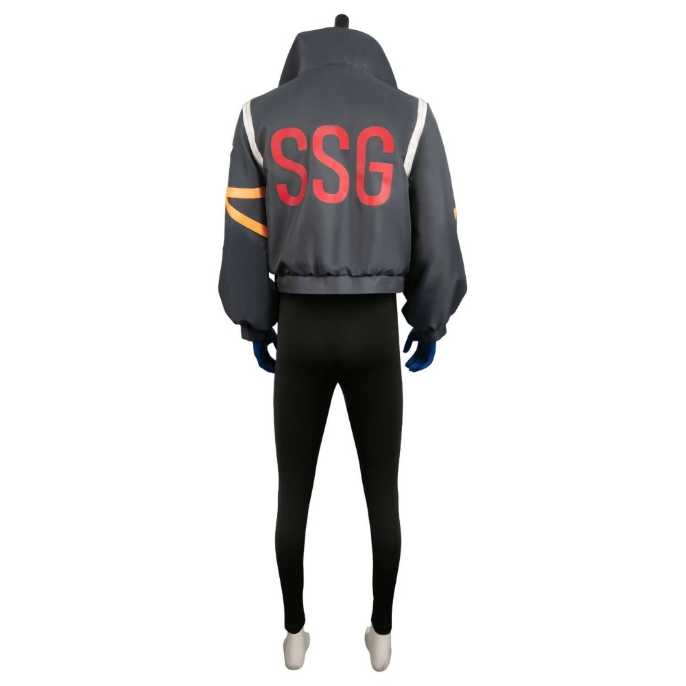 2024 Egghead Arc Roronoa Zoro Black Future Suit Cosplay Costume Halloween Carnival Outfit
