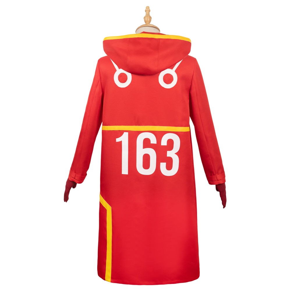 2024 Costume de cosplay Arc Egghead Monkey D. Luffy Red Future Suit pour Halloween et carnaval