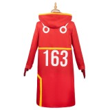 2024 Costume de cosplay Arc Egghead Monkey D. Luffy Red Future Suit pour Halloween et carnaval