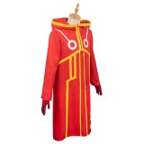 2024 Costume de cosplay Arc Egghead Monkey D. Luffy Red Future Suit pour Halloween et carnaval