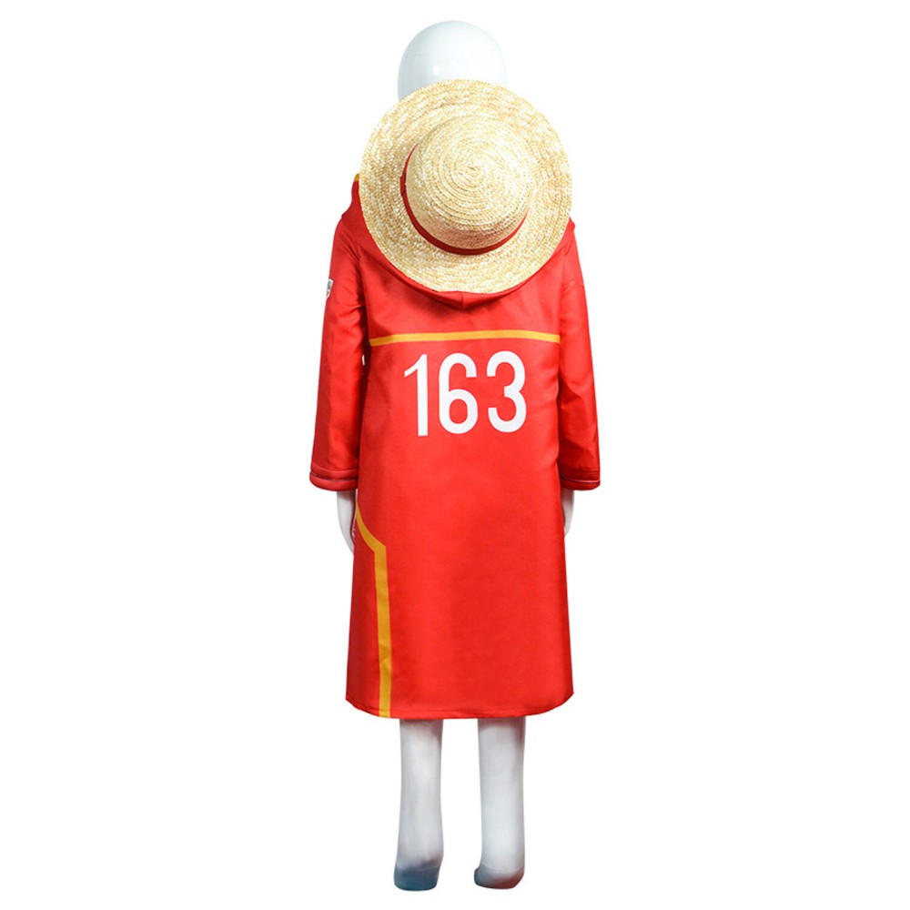 2024 Egghead Arc Monkey D. Luffy Kids Boys Party Suit Cosplay Costume Halloween Carnival Outfit